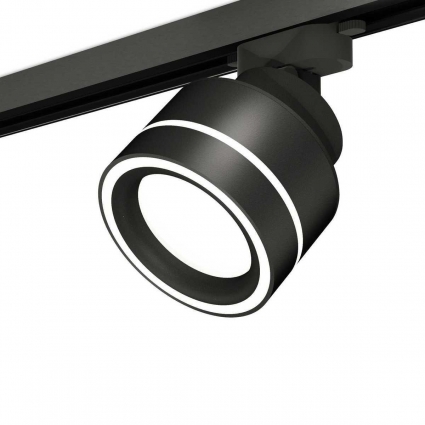 Комплект трекового светильника Ambrella light Track System XT (A2526, A2106, C8102, N8434) XT8102023, в современном стиле, цвет черный