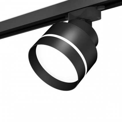 Комплект трекового светильника Ambrella light Track System XT (A2526, A2106, C8102, N8462) XT8102025, в современном стиле, цвет черный