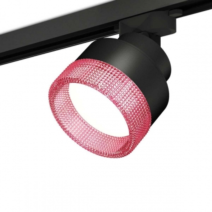 Комплект трекового светильника Ambrella light Track System XT (A2526, A2106, C8102, N8486) XT8102042, в стиле модерн, цвет розовый