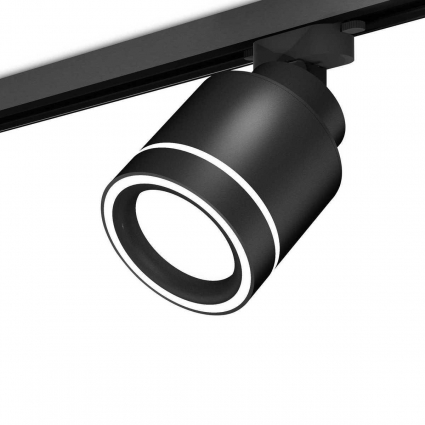 Комплект трекового светильника Ambrella light Track System XT (A2526, A2106, C8111, N8434) XT8111003, в современном стиле, цвет черный