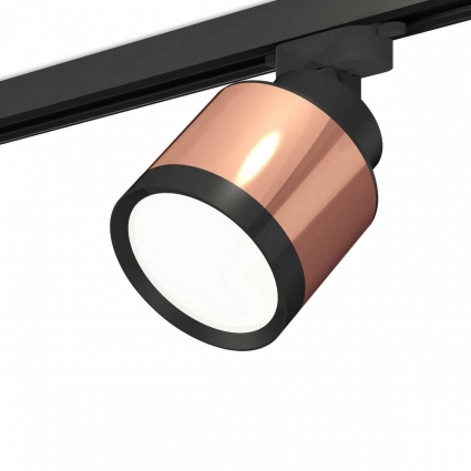 Комплект трекового светильника Ambrella light Track System XT (A2526, A2106, C8122, N8113) XT8122001, в современном стиле, цвет розовое золото