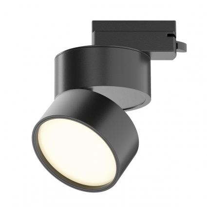 Трековый светодиодный светильник Maytoni Technical Unity Onda TR007-1-12W3K-B-1 в современном стиле, цвет черный