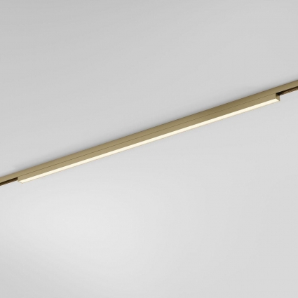 Трековый светодиодный светильник Elektrostandard Brass Line 85527/01 a069635 цвет латунь, мощность 24 Вт