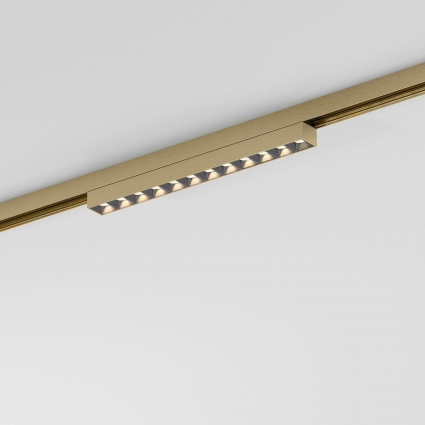 Трековый светодиодный светильник Elektrostandard Brass Line 85528/01 a069636 цвет латунь, мощность 10 Вт