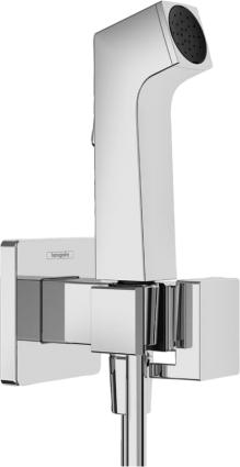 Гигиенический душ Hansgrohe Bidette E 1jet 29233000 со смесителем, C ВНУТРЕННЕЙ ЧАСТЬЮ, хром в современном стиле