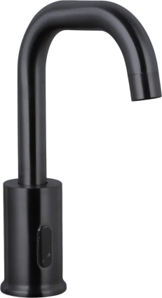 Смеситель для раковины beWash Photocell BWAM1BS869 сенсорный, черный, длина излива 13.5 см