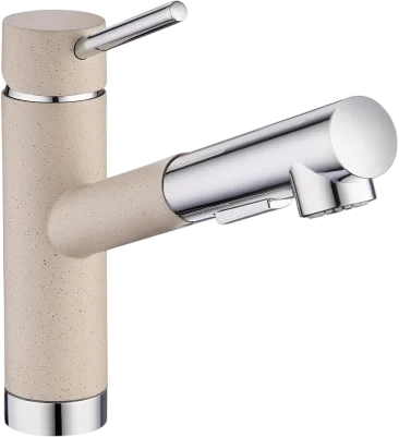 Смеситель для кухни Emar Quartz 3012 берилл однорычажный, бежевый
