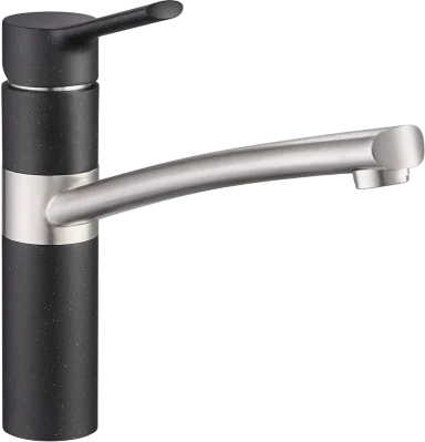 Смеситель для кухни Emar Quartz 3011 морион однорычажный, черный