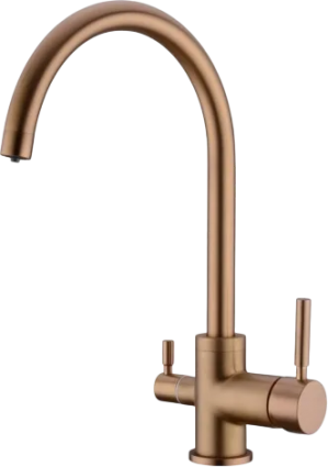 Смеситель для кухни Emar PVD ECB - 3007 PVD Coppery однорычажный, медь