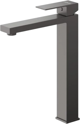 Смеситель Cezares Slider SLIDER-LC-GM-W0 оружейная сталь однорычажный, темный хром