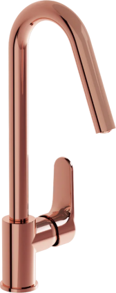 Смеситель для кухни VitrA Root Round A4274229EXP медный однорычажный, медь