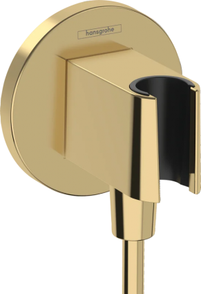 Шланговое подключение Hansgrohe FixFit Porter S 26888990 полированное золото штанга 9.5 см,  в современном стиле