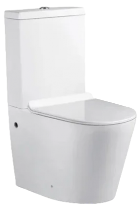Унитаз-компакт Timo Inari TK-501 с микролифтом, быстросъемное, белый, 37x67 см