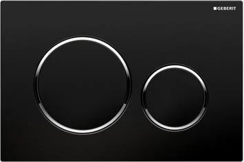 Кнопка смыва Geberit Sigma 20 Sigma 20 115.882.KM.1 черная механическая,  в современном стиле