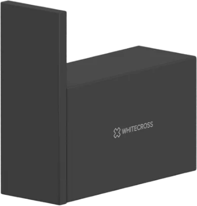Крючок WHITECROSS Cubo CU2410BL черный матовый в современном стиле