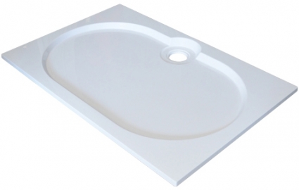 Поддон для душа GuteWetter Deluxe 120x80x2 Q белый прямоугольный, низкий