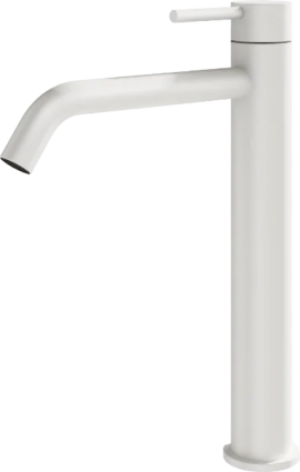Смеситель для раковины Plumberia Selection Ixo XO0052BO матовый белый однорычажный, длина излива 19 см