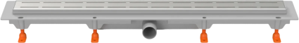 Душевой трап (лоток) Creto Walkway CRE-850 WH 85 см, хром, в пол, выпуск боковой