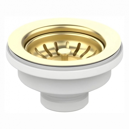 Выпуск без перелива 3 1/2 дюйма для кухонной мойки GOLD (золото) ALVEUS PVD нержавеющая сталь