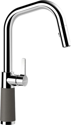 Смеситель для кухни Schock Cristalite SC-530-D выдвижной излив, баварский камень, однорычажный
