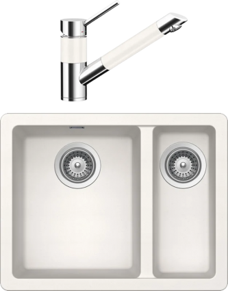 Комплект Мойка кухонная Schock Soho 700508U 60 Plus (N-150) Cristadur поларис + Смеситель Cristadur SC-200 поларис матовая, прямоугольная