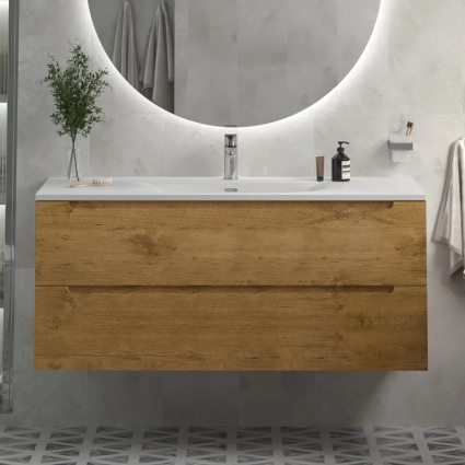 Тумба под раковину BelBagno Etna 120 rovere nature подвесная, матовая