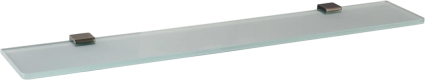 Полка Rav Slezak Nil NLA0900/60MG серый металлик, 60 см, подвесная