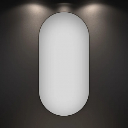 Зеркало Wellsee 7 Rays’ Spectrum 60х120 черное матовое