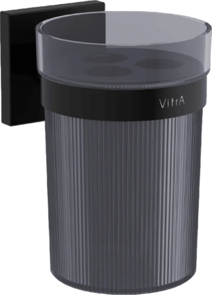Стакан VitrA Root A4480636 матовый черный в современном стиле