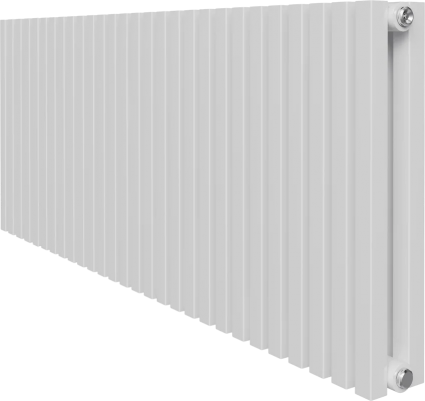 Радиатор стальной Royal Thermo Shift Q30 C2050 28 секций, матовый белый, на площадь 28.56 кв.м.