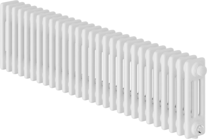 Радиатор стальной Royal Thermo Insignia VC3030 28 секций, матовый белый, на площадь 14.28 кв.м.