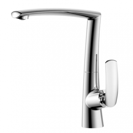 Смеситель для кухонной мойки Azario REULEAUX хром (AZ-VMF568296C) однорычажный, длина излива 21 см