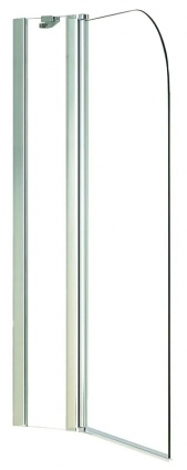 Шторка для ванны Azario Merrit 110х140 цвет профиля серебро AZ-NF6221 1100 стекло прозрачное