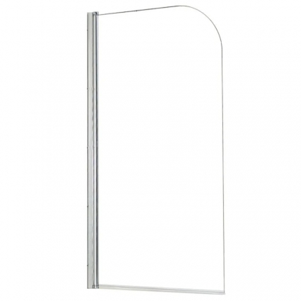 Шторка для ванны Azario Merrit 80х140 цвет профиля серебро AZ-NF6211 800 стекло прозрачное