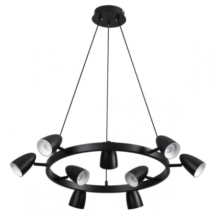 Подвесная люстра Lumion Comfi Ilmina 8237/9 цвет черный, мощность 315 Вт