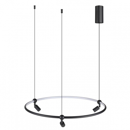 Подвесная светодиодная люстра Odeon Light Hightech Keanu 7026/52L цвет черный