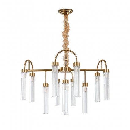 Подвесная люстра Arte Lamp Borgia A4088LM-12AB цвет бронза, мощность 480 Вт