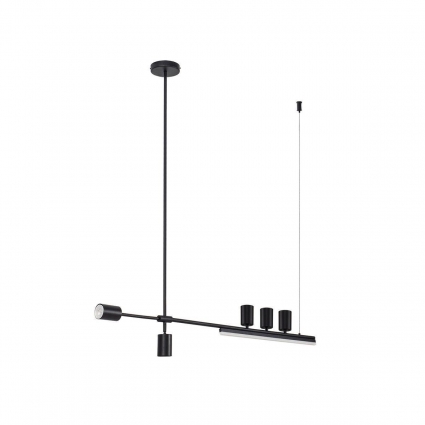 Подвесная люстра Kink Light Рия 07618-150,19, цвет черный, мощность 25 Вт