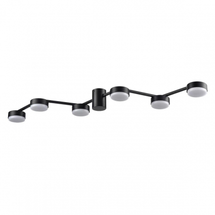 Потолочная люстра Lumion Comfi Sanata 8187/6C цвет черный, мощность 42 Вт