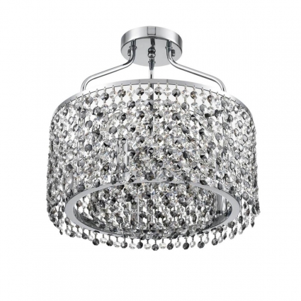 Потолочная люстра Lumion Classi Layla 8244/5C в стиле модерн, цвет хром