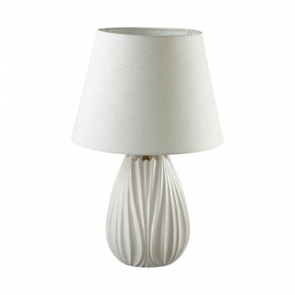 Настольная лампа Lumion Comfi Sona 8121/1T в стиле арт-деко, цвет белый