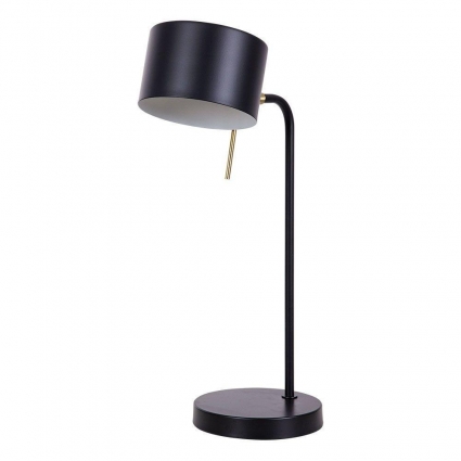 Настольная лампа Arte Lamp Sebastian A7051LT-1BK в стиле Хай-тек, цвет черный