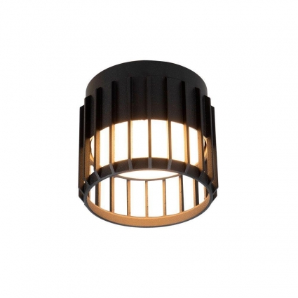 Потолочный светильник Arte Lamp Atria A8031PL-1BK в стиле лофт, цвет черный