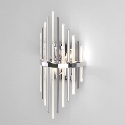 Настенный светильник Bogates Eclipse Allure 355/2 хром в стиле модерн, цвет хром