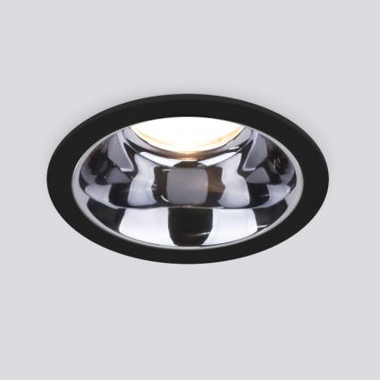Уличный светодиодный светильник Elektrostandard Light Led 3002 35131/U черный a058918 в стиле Хай-тек, цвет хром