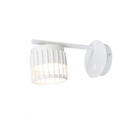 Бра Arte Lamp Atria A8032AP-1WH в стиле лофт, цвет белый, мощность 12 Вт