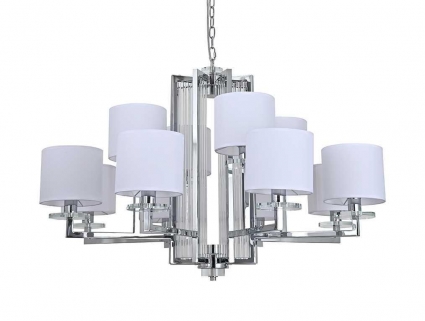 Подвесная люстра Newport Amalia 35408+4/C chrome без абажуров М0069062 цвет хром, мощность 845 Вт
