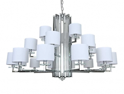 Подвесная люстра Newport Amalia 35412+6+3/C chrome без абажуров М0069064 цвет хром, мощность 1385 Вт