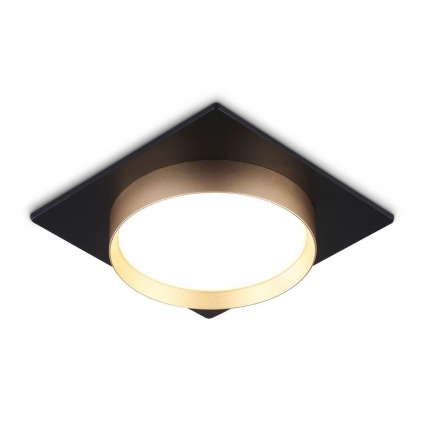 Встраиваемый светильник Ambrella Light Techno Spot GX53 Acrylic tech TN5232 цвет черный, мощность 12 Вт