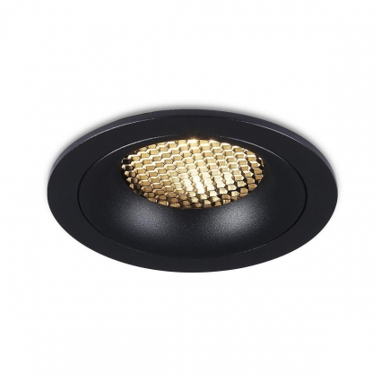 Встраиваемый светильник Ambrella Light Techno Spot Standard Tech TN102724 цвет черный, мощность 12 Вт
